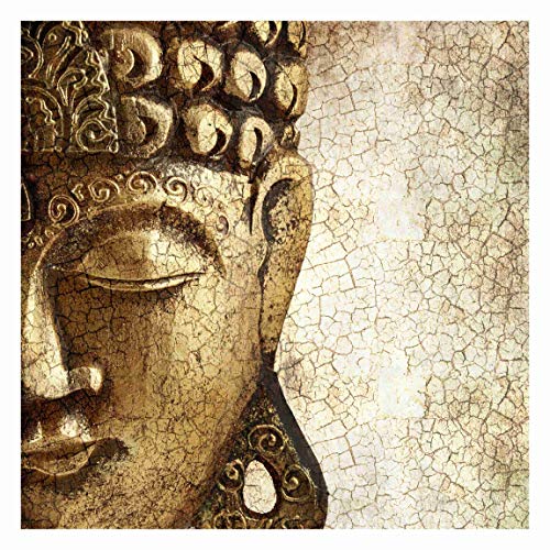 Bilderwelten Fotomural - Vintage Buddha - Mural cuadrado papel pintado fotomurales murales pared papel para pared foto 3D mural pared barato decorativo, Dimensión Alto x Ancho: 192cm x 192cm Bilderwelten Fotomural - Vintage Buddha - Mural cuadrado papel pintado fotomurales murales pared papel para pared foto 3D mural pared barato decorativo, Dimensión Alto x Ancho: 192cm x 192cm