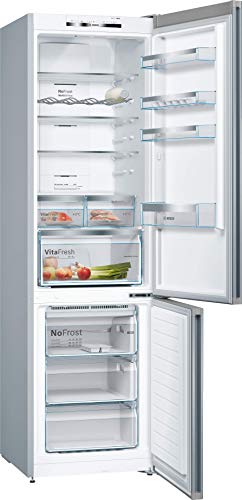 Bosch KGN39IJEA Serie 4 Vario Style - Frigorífico independiente/frontal de color intercambiable/A++ / 203 cm / 273 kWh/año/Inox-metallic / 279L / 87L congelador/NoFrost/VitaFresh Bosch KGN39IJEA Serie 4 Vario Style - Frigorífico independiente/frontal de color intercambiable/A++ / 203 cm / 273 kWh/año/Inox-metallic / 279L / 87L congelador/NoFrost/VitaFresh