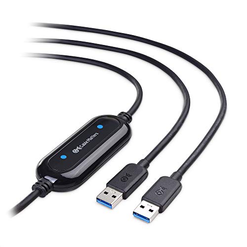 Cable Matters Cable Transferencia de Datos USB 3.0 PC a PC para Computadores Windows y Mac en 2m