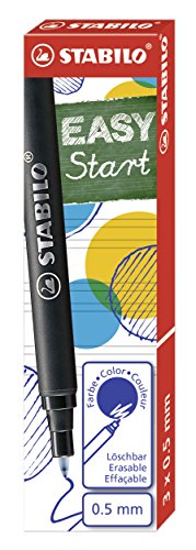 Caja con 3 recargas punta media color azul para STABILO EASYoriginal START - Rollerball ergonómico Caja con 3 recargas punta media color azul para STABILO EASYoriginal START - Rollerball ergonómico