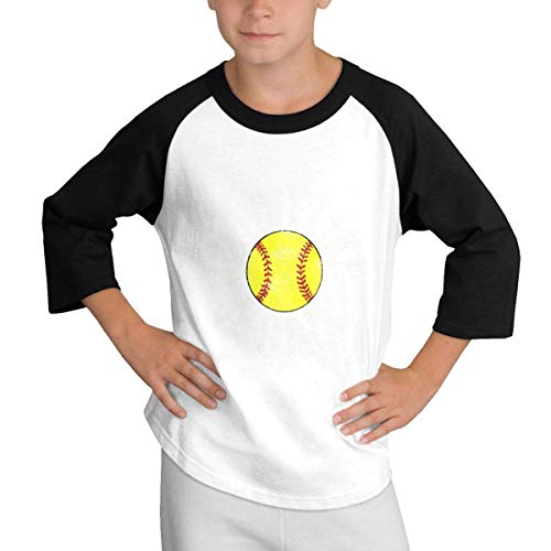 Camiseta de manga larga para niños y niñas, de algodón con atrapasueños de pelota
