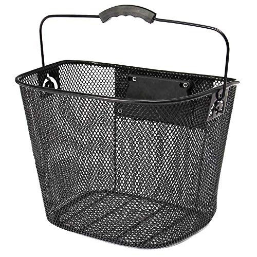 Cesta de Compras portátil 2 en 1 Bicicleta Metal Cesta de Malla Metal Cesta de Malla para Bicicleta Frente Cesta Plegable Cesta Transpare Pannier Trasero Lanzamiento rápido Manija Cesta de Compras portátil 2 en 1 Bicicleta Metal Cesta de Malla Metal Cesta de Malla para Bicicleta Frente Cesta Plegable Cesta Transpare Pannier Trasero Lanzamiento rápido Manija