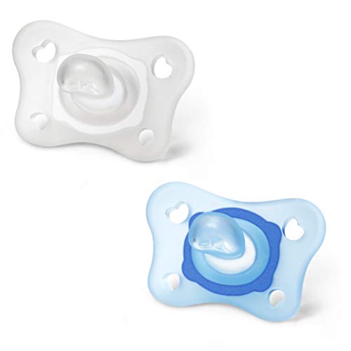 Chicco Mini goma de silicona para bebés de 0 a 2 meses, Physioforma, suave, colores surtidos