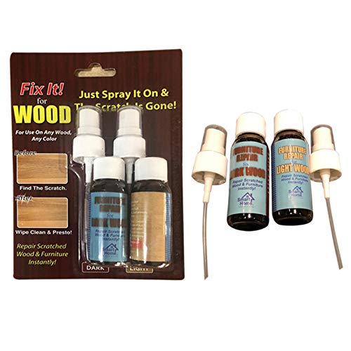 De madera Mueble Rasguño Reparar Kit - Rasguño Agente de Mudanzas Conjunto Incluye limpiar y arreglar, Ideal para manchas en el piso, arañazos, mesa, gabinete, chapa, puerta y mesita de noche De madera Mueble Rasguño Reparar Kit - Rasguño Agente de Mudanzas Conjunto Incluye limpiar y arreglar, Ideal para manchas en el piso, arañazos, mesa, gabinete, chapa, puerta y mesita de noche