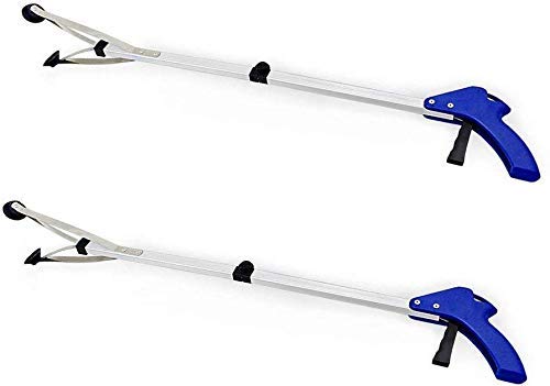 Ducomi Pinza telescópica plegable y extensible de 82 cm – Bastón con ventosas – Extensión del brazo con estructura de aluminio ligero (2) Ducomi Pinza telescópica plegable y extensible de 82 cm – Bastón con ventosas – Extensión del brazo con estructura de aluminio ligero (2)