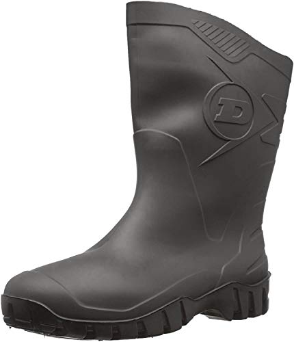 Dunlop Protective Footwear, Botas de Goma de Trabajo Hombre, Negro, talla 38