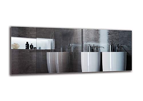 Espejo Standard - Espejo sin Marco - Dimensiones del Espejo 150x60 cm - Espejo de baño - Espejo de Pared - Baño - Sala de Estar - Cocina - Hall - M1ST-01-150x60 - ARTTOR