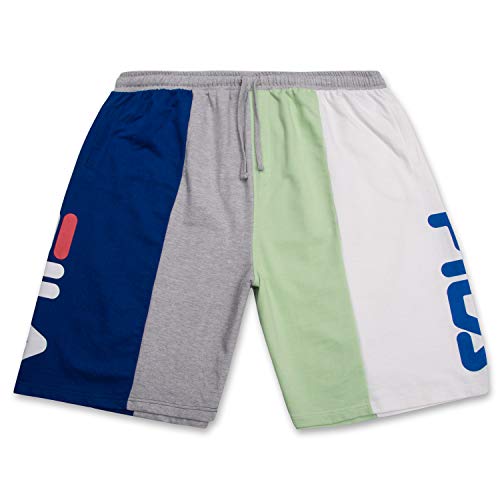 Fila Pantalones cortos de algodón para hombre, grandes y altos, para gimnasio, para hombre - - 2X Fila Pantalones cortos de algodón para hombre, grandes y altos, para gimnasio, para hombre - - 2X