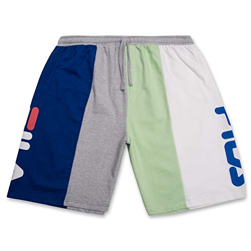 Fila Pantalones cortos de algodón para hombre, grandes y altos, para gimnasio, para hombre - - 2X