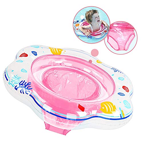 Flotador de anillo de natación para bebés, anillo de natación inflable para bebés con asiento con PVC para bebés niños 6 a 36 meses para piscina infantil (bajo supervisión de un adulto) Flotador de anillo de natación para bebés, anillo de natación inflable para bebés con asiento con PVC para bebés niños 6 a 36 meses para piscina infantil (bajo supervisión de un adulto)