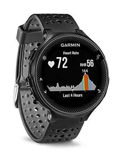 Garmin Forerunner 235 - Reloj con pulsómetro en la muñeca, unisex, color negro y gris, talla única Garmin Forerunner 235 - Reloj con pulsómetro en la muñeca, unisex, color negro y gris, talla única