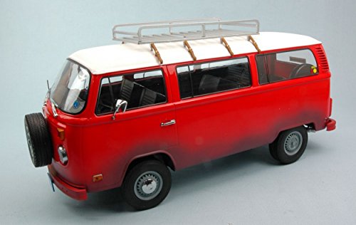 Greenlight Model Compatible con VW Bus T2B 1973 "Field of Dreams (1989) Red/White 1:18 DIECAST GREEN19010