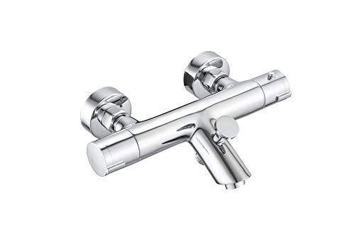 Grifo termostatico de bañera completo con ducha de mano, flexo, soporte y 5 años de garantía Grifo termostatico de bañera completo con ducha de mano, flexo, soporte y 5 años de garantía