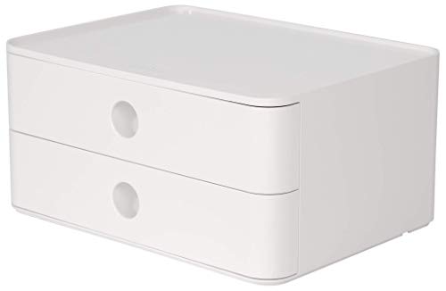 Han 1120-12 Smart Box Allison - Cajonera con 2 cajones, color blanco