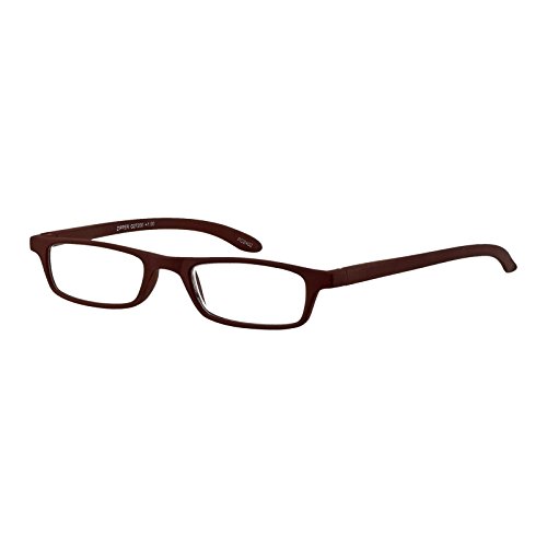 I NEED YOU gafas de lectura cremallera - conveniente para la vista 1-15 y 3. Disponible en negro rojo marrón y azul.