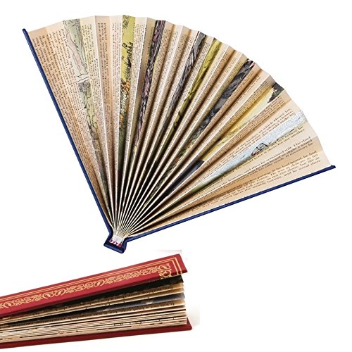IF Book Fan - Red Fan, páginas de Libros Antiguos