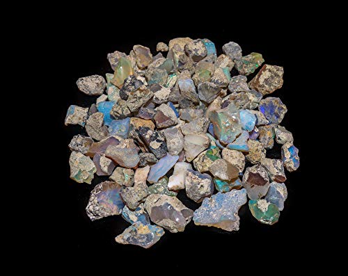 InfinityGemsArt 250 quilates primas naturales de etiopía opal piedra lote al por mayor, primas cristales piedras preciosas, cristales chakra healing, opal tiny rock, opal para el bricolaje joyería 70