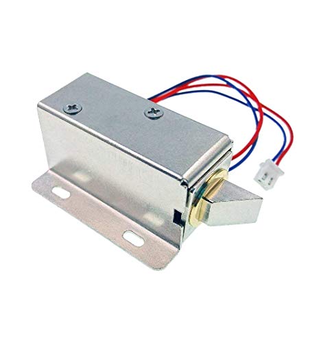 JZK® DC 12V cerradura magnética puerta eléctrica bloqueo de solenoide eléctrica asamblea candado de seguridad para sistema de seguridad armario de puertas de seguridad