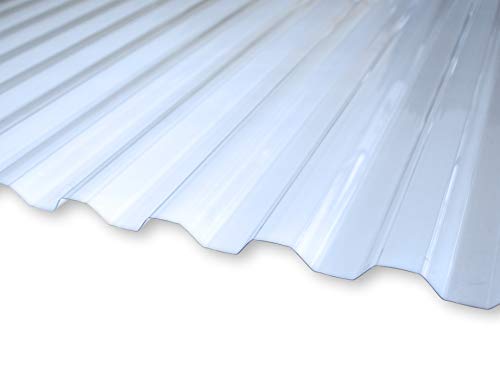 Kaiser Plastic® - Placa ondulada Xtra Strong (PC), lisa y transparente, 90 x 120 cm, por unidades o lotes Kaiser Plastic® - Placa ondulada Xtra Strong (PC), lisa y transparente, 90 x 120 cm, por unidades o lotes