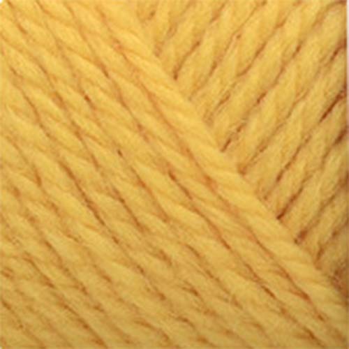 kaiyingyu 3 x 100 g, 80% lana, 20% fibra antibolitas, suave, ligera, respetuosa con la piel, paquete de hilo grueso para tejer ganchillo (amarillo)