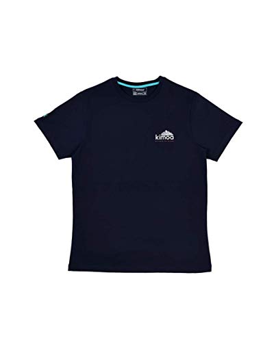 KIMOA Camiseta Made of Nature Negro, Unisex Adulto, L