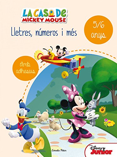 La casa de Mickey Mouse. Lletres, números i més 5/6: Quadern d'activitats d'estiu (Disney)