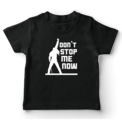 lepni.me Camiseta para Niños Don't Stop me Now! Camisas de Abanico, Regalos de músicos, Ropa de Rock (12-13 Years Negro Multicolor)