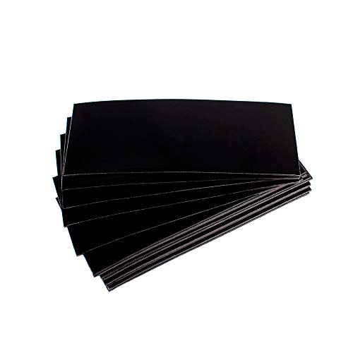 Lote de 25 etiquetas magnéticas de color (negro, longitud 10 cm – ancho 4 cm) Lote de 25 etiquetas magnéticas de color (negro, longitud 10 cm – ancho 4 cm)