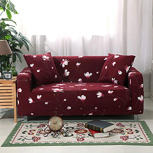 Mascotas Antimanchas Funda Sofá,Elasticidad La Funda para Sofa,Modelo Diseñada Impreso Protector De Muebles Anti-resbalón Cubiertas De Couch para Chaise Longue-Borgoña 4-Seater 235-300cm Mascotas Antimanchas Funda Sofá,Elasticidad La Funda para Sofa,Modelo Diseñada Impreso Protector De Muebles Anti-resbalón Cubiertas De Couch para Chaise Longue-Borgoña 4-Seater 235-300cm