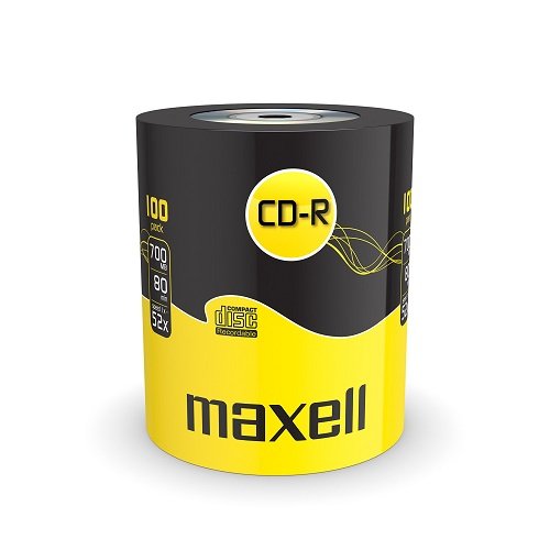 Maxell CD-R 80XL 52x 100 Pack 700 MB 100 Pieza(s) - CD-RW vírgenes (CD-R, 700 MB, 100 Pieza(s), 120 mm, 80 min, 52x)