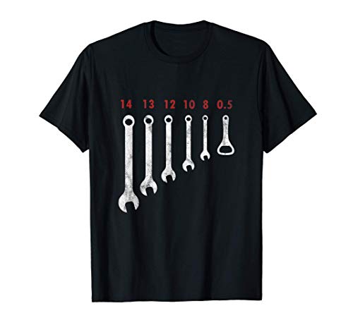 Mecánico Llave inglesa Herramientas Taller Artesanos Regalo Camiseta