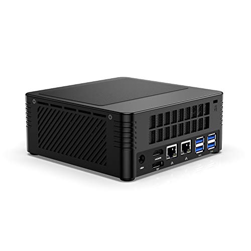 Mini PC, procesador AMD Ryzen 5 3400GE 16 GB DDR4 / 256GB SSD Mini computadora de Escritorio con Windows 10 Pro, conexión HDMI y DP, BT 5.1, USB 3.0 * 4