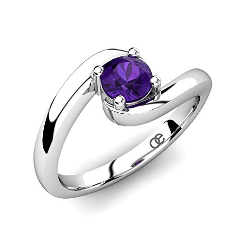 Moncoeur Plata de anillo Cherie con un alto calidad de Amatista piedras preciosas en plata de ley 925 en moda Jewels Moncoeur Plata de anillo Cherie con un alto calidad de Amatista piedras preciosas en plata de ley 925 en moda Jewels