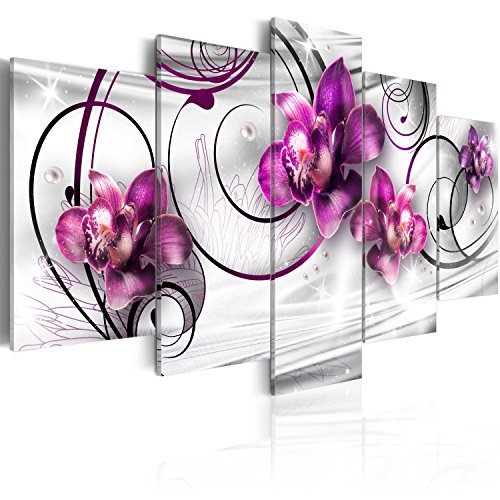 murando - Cuadro en Lienzo 200x100 cm Flores Impresión de 5 Piezas Material Tejido no Tejido Impresión Artística Imagen Gráfica Decoracion de Pared 020110-146 murando - Cuadro en Lienzo 200x100 cm Flores Impresión de 5 Piezas Material Tejido no Tejido Impresión Artística Imagen Gráfica Decoracion de Pared 020110-146