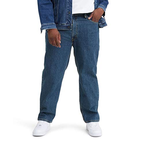 Pantalones vaqueros Levi's 550, para hombre, ajuste ancho, grande y alto -  Azul -  66W x 32L