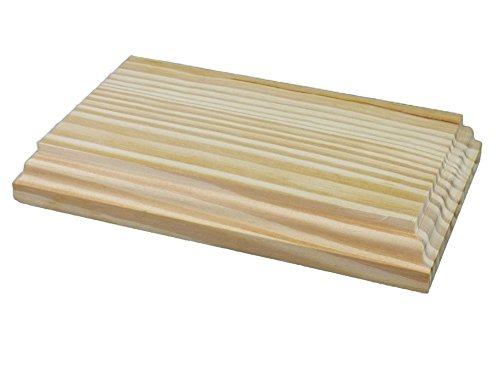 Peana madera rectangular. Diferentes medidas. En pino macizo, crudo. Se puede pintar. (10 * 17 cms)