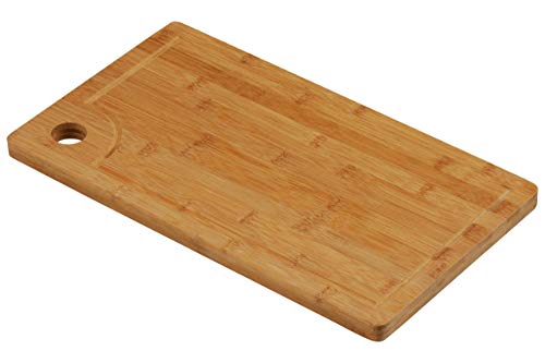 Premier Housewares - Tabla de cortar con asa (bambú, 42 x 24 cm)