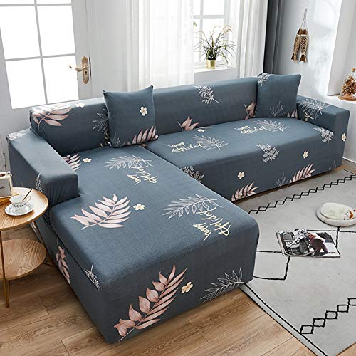 QSCV Mascotas En Forma De L La Funda para Sofa Cubiertas Seccionales del Sofá,Anti-resbalón Poliéster Tela Elasticidad Funda Sofa Ajustables para Salon-Pattern-9 4-Seater 235-300cm QSCV Mascotas En Forma De L La Funda para Sofa Cubiertas Seccionales del Sofá,Anti-resbalón Poliéster Tela Elasticidad Funda Sofa Ajustables para Salon-Pattern-9 4-Seater 235-300cm