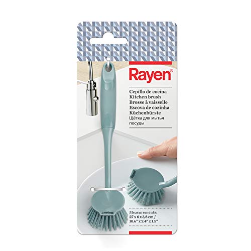 Rayen Cepillo de Cocina, Azul, Medidas: 27 x 6 x 3,8 cm
