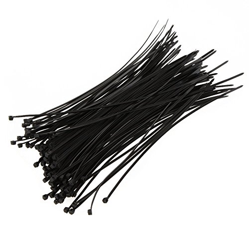 Ruifu Cable Matters en Nylon Noir câble Zip Ties à Verrouillage 200 mm X2 mm Lot de 100