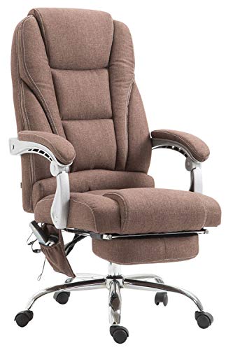 Silla De Oficina De Masaje Pacific En Tela I Silla De Escritorio Relax Regulable En Altura I Silla De Masaje De Ordenador Giratorio I Color:, Color:marrón Silla De Oficina De Masaje Pacific En Tela I Silla De Escritorio Relax Regulable En Altura I Silla De Masaje De Ordenador Giratorio I Color:, Color:marrón