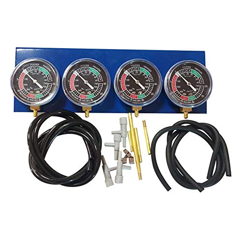 Sincronizador universal de carburador al vacío para motocicleta, equilibrador de sincronización, kit de calibre de equilibrio de sincronización de carburador, adecuado para motores de 2,3,4 cilindros Sincronizador universal de carburador al vacío para motocicleta, equilibrador de sincronización, kit de calibre de equilibrio de sincronización de carburador, adecuado para motores de 2,3,4 cilindros