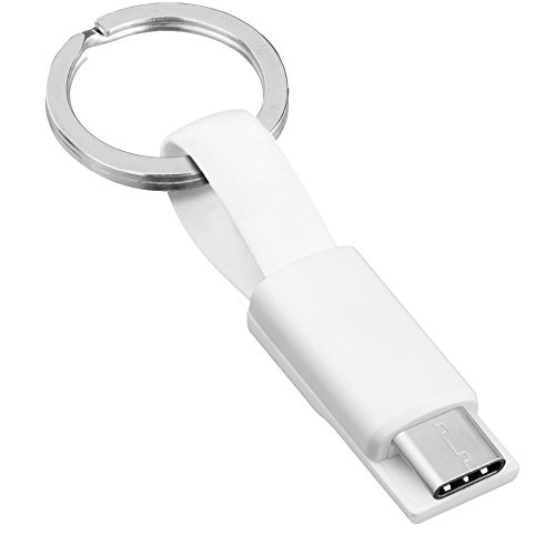smrter - Cable de Carga Mini USB C (Compatible con Todos los Smartphones Android con USB Tipo C, Individual), Color Blanco