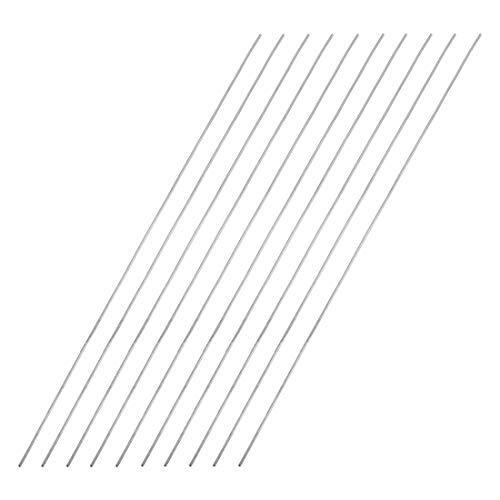 sourcing map 1 mm x 250 mm 304 Acero Inoxidable Sólida Redonda Varilla para Bricolaje Artesanal - 10uds sourcing map 1 mm x 250 mm 304 Acero Inoxidable Sólida Redonda Varilla para Bricolaje Artesanal - 10uds