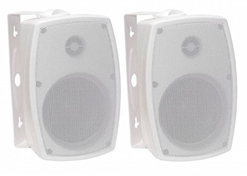 System One - Pareja de Altavoces para Interior y Exterior con Soportes. Ref.: OD-420 Color Blanco. System One - Pareja de Altavoces para Interior y Exterior con Soportes. Ref.: OD-420 Color Blanco.