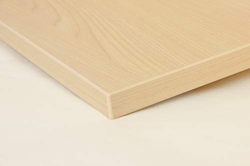 Tablero de escritorio de 180 x 80 cm, de madera, para manualidades, versátil directamente del fabricante, superficie de trabajo con 125 kg de capacidad de carga y resistencia a los arañazos, abedul