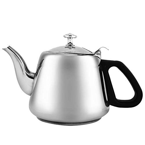 Tetera de Acero Inoxidable con Forma de Hoja para Cocina, Cafetera, Estufa de té o té con Filtro Extraíble (1,5 L)