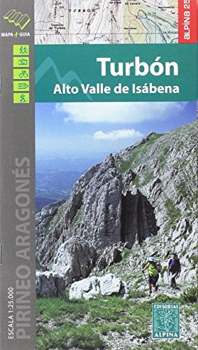 Turbón. Alto Valle de Isábena mapa excursionista. Escala 1:25.000. Editorial Alpina.