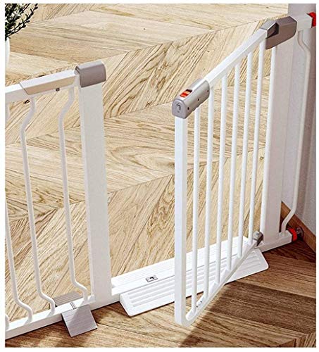 Vallas De metal ajustable mascotas bebé compuerta de seguridad de puerta de la escalera de cierre automático con la presión del montaje expansible Soportes 78cm de altura El ancho se puede seleccionar Vallas De metal ajustable mascotas bebé compuerta de seguridad de puerta de la escalera de cierre automático con la presión del montaje expansible Soportes 78cm de altura El ancho se puede seleccionar