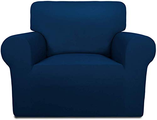VINGO Funda para sofá de 1 plaza, de jacquard, 81 a 120 cm, 85 % fibra de poliéster, 15 % elastano, en diferentes tamaños y colores